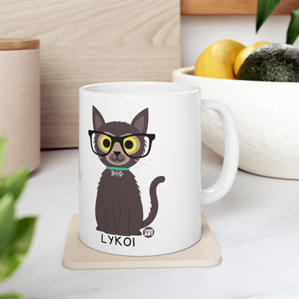 Bow Wow Meow Lykoi Ceramic Mug