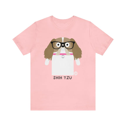 Bow Wow Meow Shih Tzu Unisex Tee