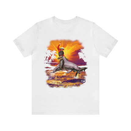 Cowboy Dolphin Unisex Tee