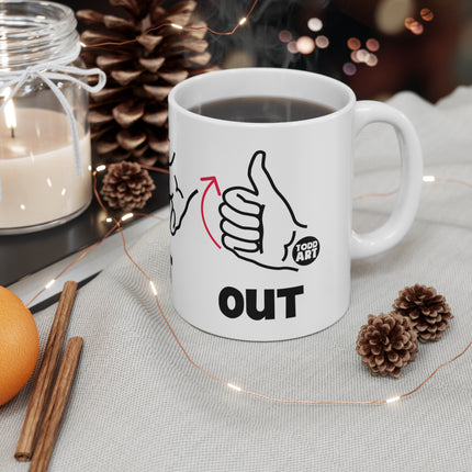 Cut it Out Ceramic Mug