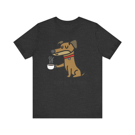 Funny Whaddup Dog "BARK ROAST COFFEE" Animal Tee Shirt