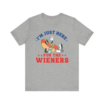 Just Here For Wieners Tee