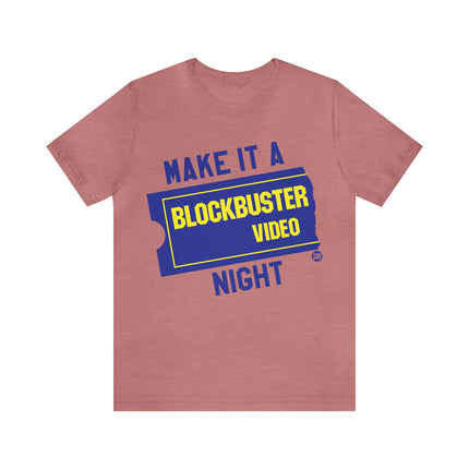 Blockbuster Night Retro Unisex Tee