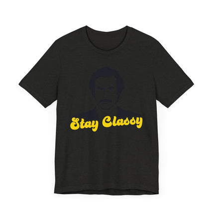 Funny "Stay Classy" Ron Burgandy Tee Shirt