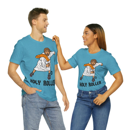 Holy Roller Jesus Unisex Short Sleeve Tee