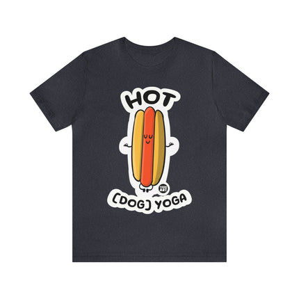 Hot Dog Yoga Unisex Short Sleeve Tee