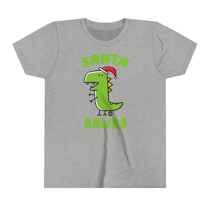 Santa Rawrs Kids Short Sleeve Tee