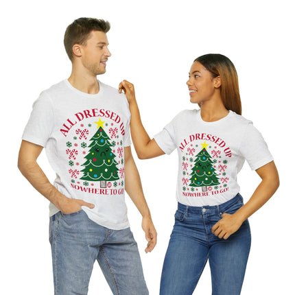 All Dressed Up Christmas Tree Unisex Short Sleeve Tee