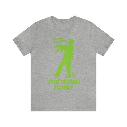 Vegetarian Zombie Unisex Short Sleeve Tee