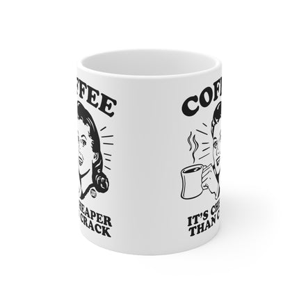 Coffee Crack Ceramic Mug