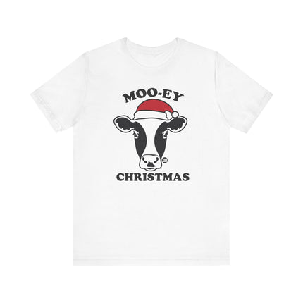 Cute "MOOEY XMAS" Tee Shirt