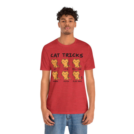 Cat Tricks Tee, Funny Cat Tees, Funny Cat Owner Tshirt