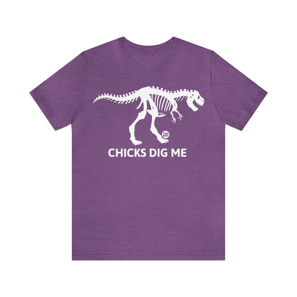 Chicks Dig Me Dinosaur Unisex Tee