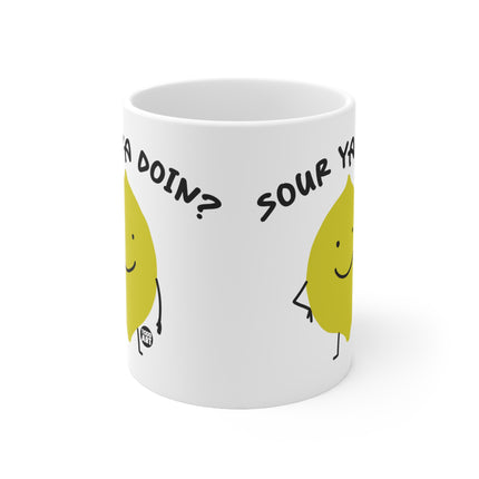 Sour ya Doin Lemon Ceramic Mug