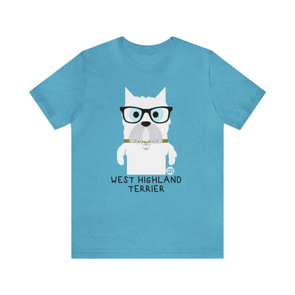 Bow Wow Meow West Highland Terrier Unisex Tee