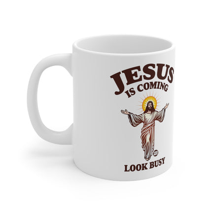 jesus coming busy Mug