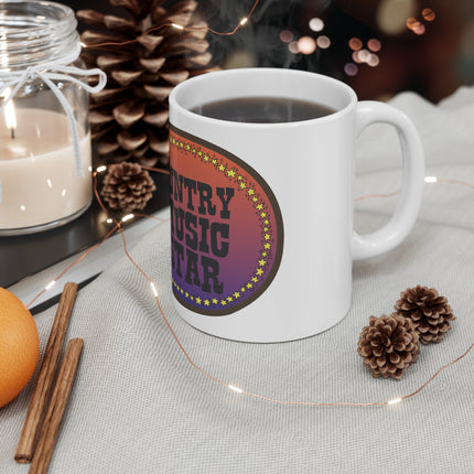 Cuntry Music Star Ceramic Mug