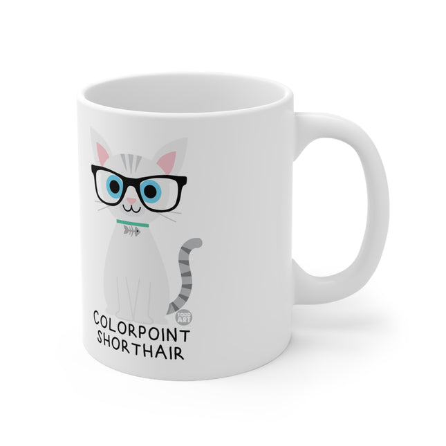 Bow Wow Meow Colorpoint Shorthair Ceramic Mug