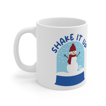 Shake It Up Snowglobe Christmas Ceramic Mug