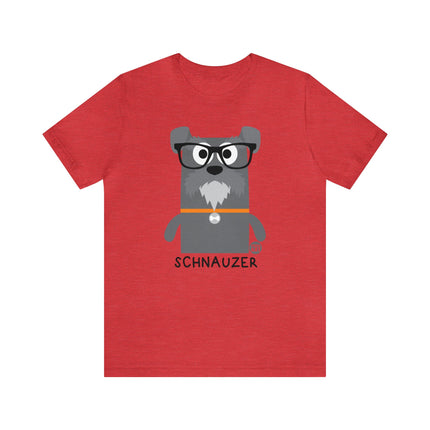 Bow Wow Meow Schnauzer Unisex Tee