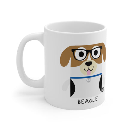 Bow Wow Meow Beagle Ceramic Mug