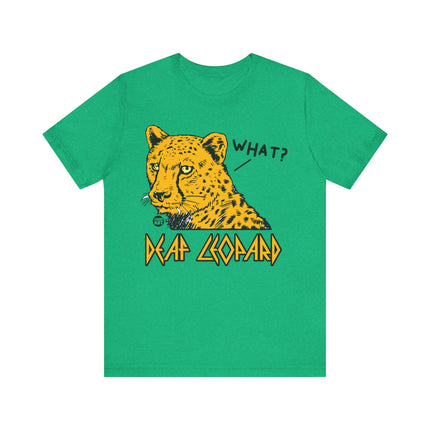 Deaf Leopard Tee, Deaf Leopard Pun Tshirt