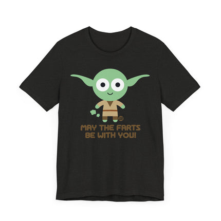 Funny Star Wars "May the Farts Be With You" Yoda Tee Shirt