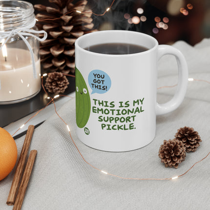 Emotional Support Pickle Ceramic Mug