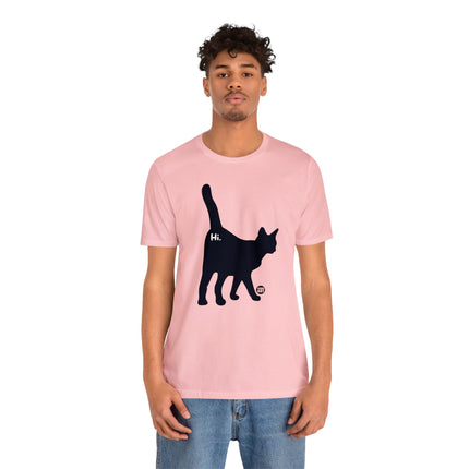 Cat Butt Hi Unisex Short Sleeve Tee