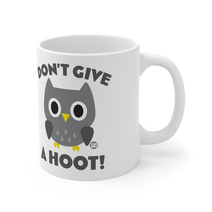 Don't Give a Hoot owl Ceramic Mug