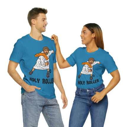 Holy Roller Jesus Unisex Short Sleeve Tee