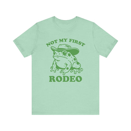 Not My First Rodeo Frog Tshirt