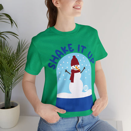 Shake It Up Snowglobe Christmas Unisex Tee