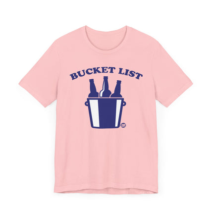 Bucket List Beer Tee, Funny Beer Drinker Tees, Beer Lover Shirt Gift