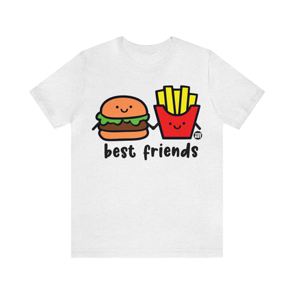 Best Friends Burger and Fries Unisex Short Sleeve Tee