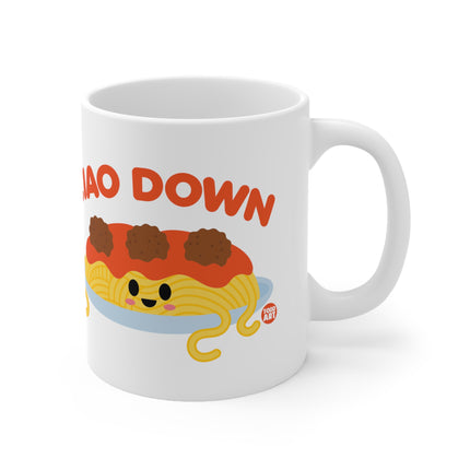 Ciao Down Ceramic Mug