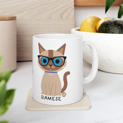 Bow Wow Meow Siamese Ceramic Mug