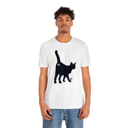 Cat Butt Hi Unisex Short Sleeve Tee