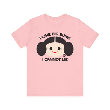 I Like Big Buns Cannot Lie Princess Leia Tee, Funny Leia Buns Tee