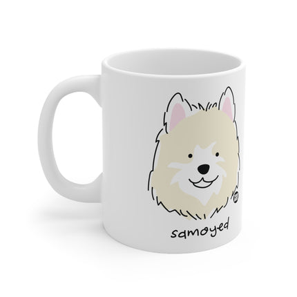 Dog Breeds Samoyed Ceramic Mug