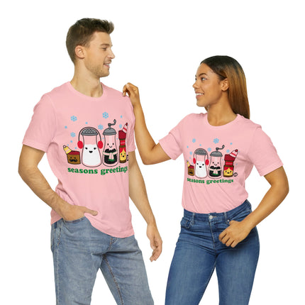 Seasons Greetings Christmas Unisex Tee