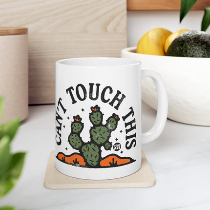 Can't Touch This Cactus Patch Ceramic Coffee Mug