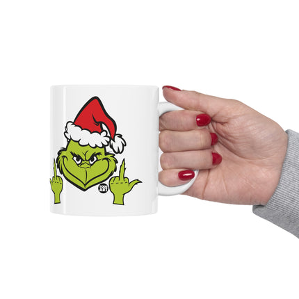 Grinch Fuck You Christmas Ceramic Mug