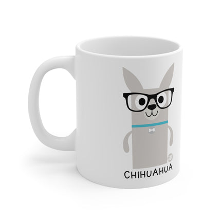 Bow Wow Meow Chihuahua Ceramic Mug