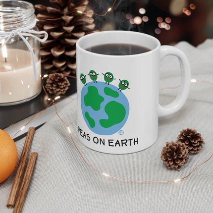 Peas on Earth Ceramic Mug