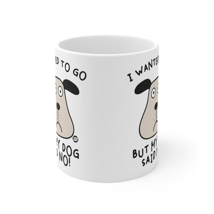 Dog Said No Ceramic Mug