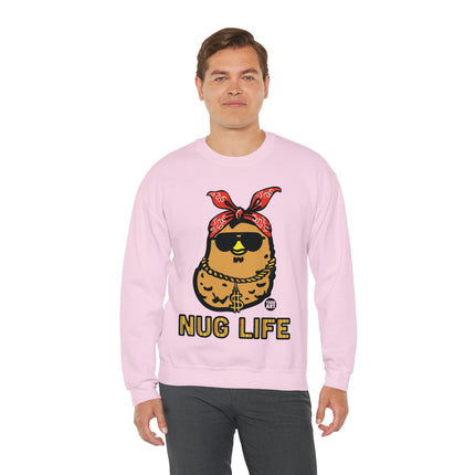 Nug Life Chicken Nugget Crewneck Sweatshirt