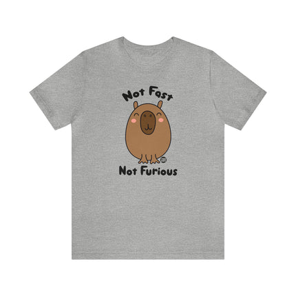 Not Fast Not Furious Capybara Unisex Tee