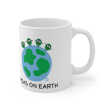 Peas on Earth Ceramic Mug