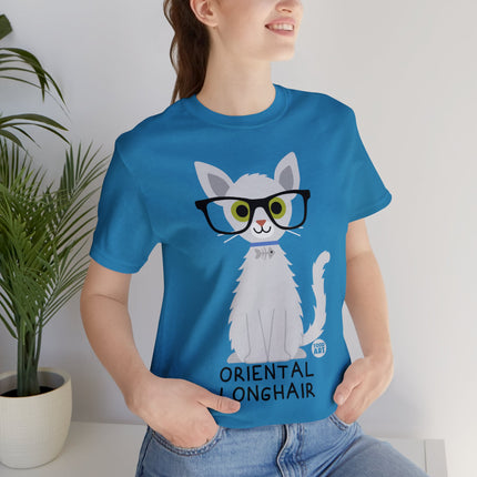 Bow Wow Meow Oriental Longhair Unisex Tee